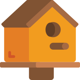 Bird house icon