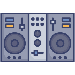 Disc jockey icon