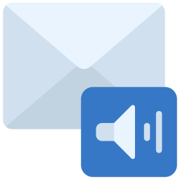 Audio message icon