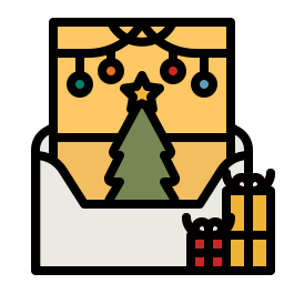 weihnachtskarte icon