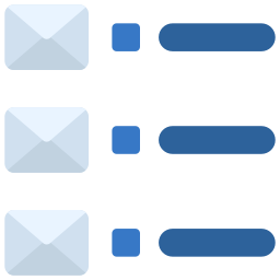 Mail list icon