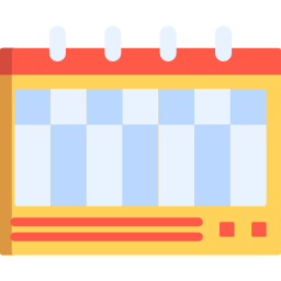 Weekly calendar icon