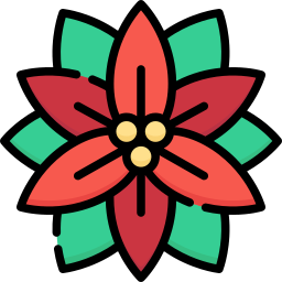 Poinsettia icon