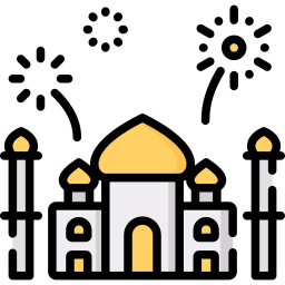 taj mahal icon