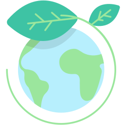 Green earth icon