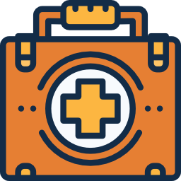 First aid kit icon