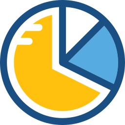 diagramme circulaire Icône