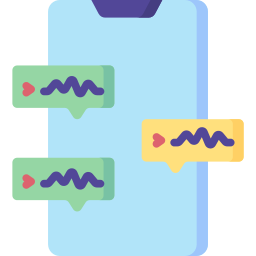 chat vocal Icône