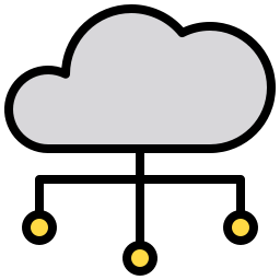 Cloud computing icon