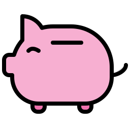 Piggy bank icon