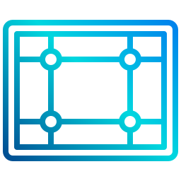 Rule of thirds icon