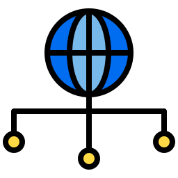 globales netzwerk icon