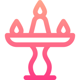 Diwali lamp icon