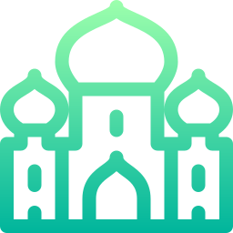 taj mahal icon