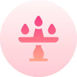 Diwali lamp icon