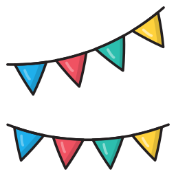 bunting Ícone