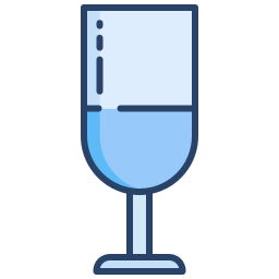 Champagne glass icon