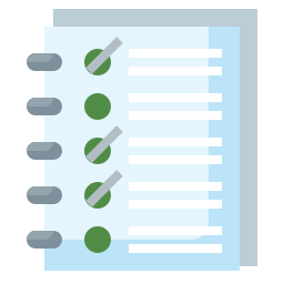 Shopping list icon