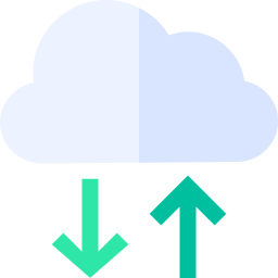 Cloud storage icon