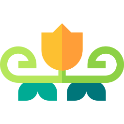 Floral design icon