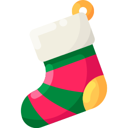 chaussette de noël Icône