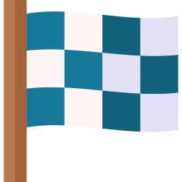 Racing flag icon