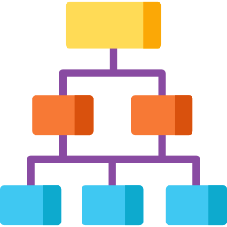 Hierarchical structure icon