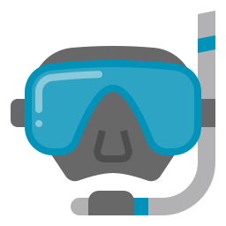 Diving goggles icon