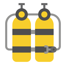 bouteille d'oxygène Icône