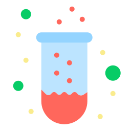 tube à essai Icône