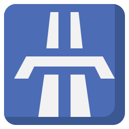 Highway sign icon