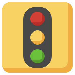 Traffic light icon