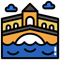 Rialto bridge icon