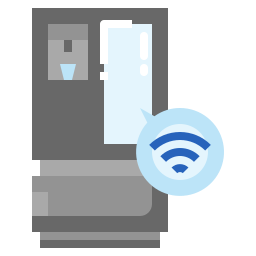 Smart fridge icon