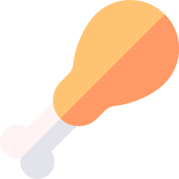 Chicken leg icon