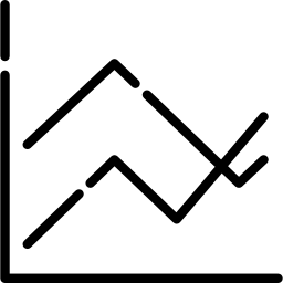 Line chart icon