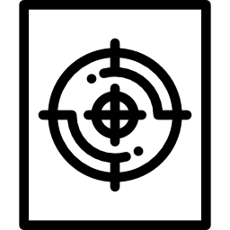 Shooting target icon