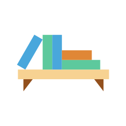 Book shelf icon