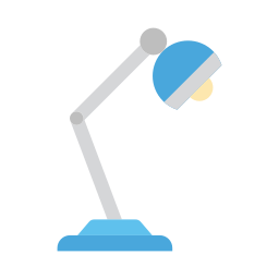 Desk lamp icon