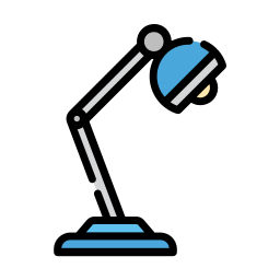 Desk lamp icon