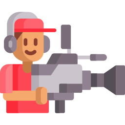 Camera operator icon