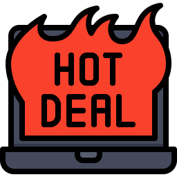 Hot deal icon