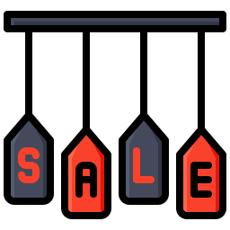 Sale sign icon