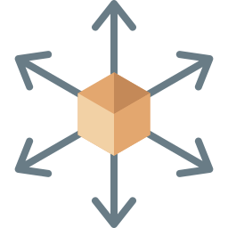 distribuição Ícone