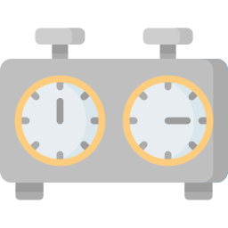 Chess clock icon