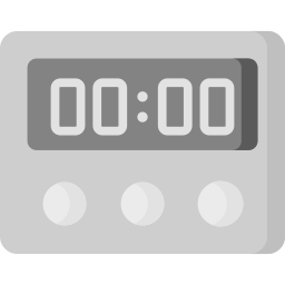 Digital clock icon