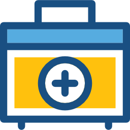 First aid kit icon