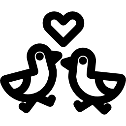 Love birds icon