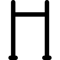 Pull up bar icon