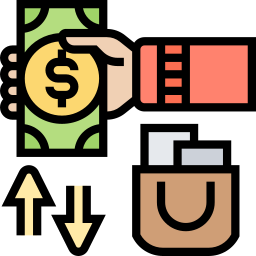 paiement en espèces Icône